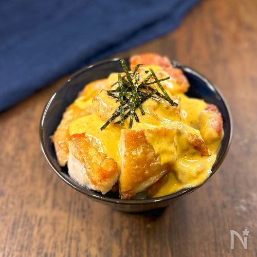 【キムチマヨネーズでご飯が進む!】キムマヨチキン丼