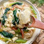 生姜入りで温まる～《小松菜と豆腐のトロトロあんかけ煮》