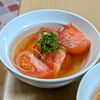 まゆのの作ってみた!投稿(汁物としても一品になる!さっぱりトマトの冷やしだし★作り置き)