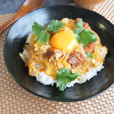 簡単すぎる【親子丼】焼き鳥の缶詰を使って作ろう!