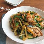夏バテ予防☆豚とにらじゃがスタミナ焼き