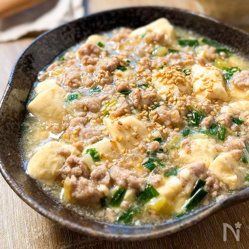 ごはんのおかわり必須♡【うま塩麻婆豆腐】