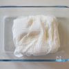 【おいしくて止まらない】三つ葉と豆腐のごまだれサラダの下準備