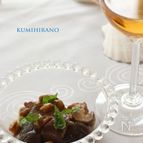 ナスと鶏肉の煮込み、バルサミコ風味