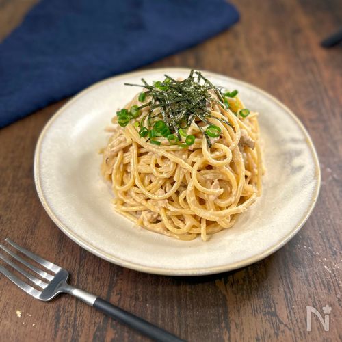 【家にあるもので簡単】和風ツナマヨパスタ