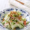 レタスとカニカマのはちみつマスタードマヨ