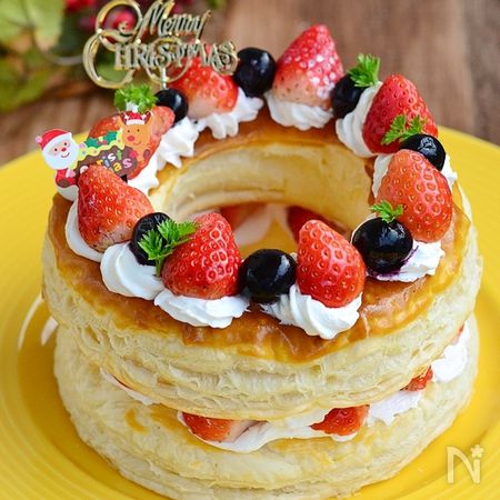 Xmasに いちごとブルーベリーのリースパイ By 鈴木美鈴 レシピサイト Nadia ナディア プロの料理家のおいしいレシピ