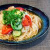 ぽち子の作ってみた!投稿(【トマトとツナと大葉の香味そうめん】5分で簡単♬︎)