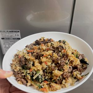 ケの作ってみた!投稿(【ビビンバ風チャーハン】韓国風♡旨辛味で食欲そそる！)
