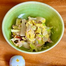 【白菜のマヨポン和え】困った時のあと一品♪