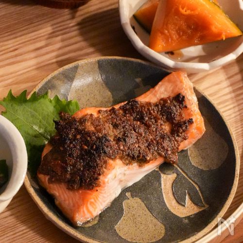 【鮭の大人と子ども用】鮭のバジル味噌・味噌マヨ