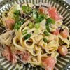 ゆみの作ってみた!投稿(超簡単ヘルシー♪超オススメ♡トマトと塩昆布とツナの豆乳パスタ)