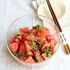 トマトの青じそマリネ《汁まで美味しい♪》