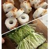 水菜ちくわとふんわり卵の甘酢和え【栄養バランス◎】の工程1