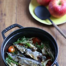 秋刀魚とリンゴの「ほっこり」煮