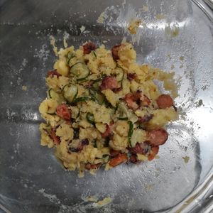 KUMIKOの作ってみた!投稿(さつまいもの粒マスタードマヨサラダ)