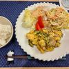 たぁプーの作ってみた!投稿(鶏肉とゴーヤと卵の旨味噌マヨ炒め)