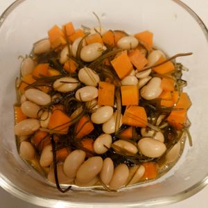 にゃんこさん🐱の作ってみた!投稿(切り昆布と大豆の煮物【作り置き】)