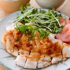 【簡単♪パリパリチキンのおろしにんにく醤油】節約・和食おかず