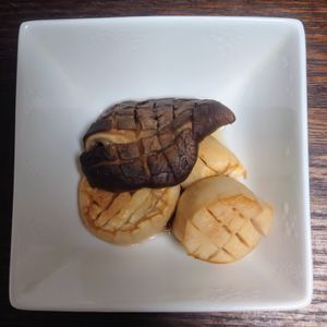 オレンジの作ってみた!投稿(ノンオイルでも旨み溢れる【エリンギステーキ】)