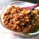 おかわりが止まらな～い♪カレー風味の肉味噌♪