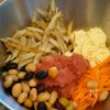 食物繊維たっぷり‼︎『ごぼうとサラダ豆の明太マヨサラダ♡』の工程2