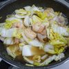 白菜と海老、豚肉のあん炒めの工程6