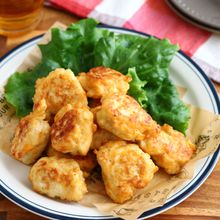 偏食キッズ向け！豆腐入りでふわふわ♪人参入りチキンナゲット