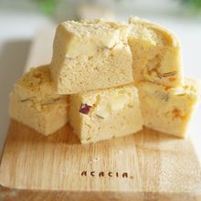 低糖質　混ぜてチンするだけ！さつまいものおから蒸しパン♪