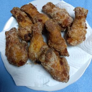 うさちゃんの作ってみた!投稿(鶏手羽元のニンニク醤油から揚げ)