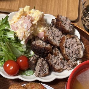 りっちゃんの作ってみた!投稿(【しいたけの肉詰めカツ】じゅわっとおいしい和風カツ♪)