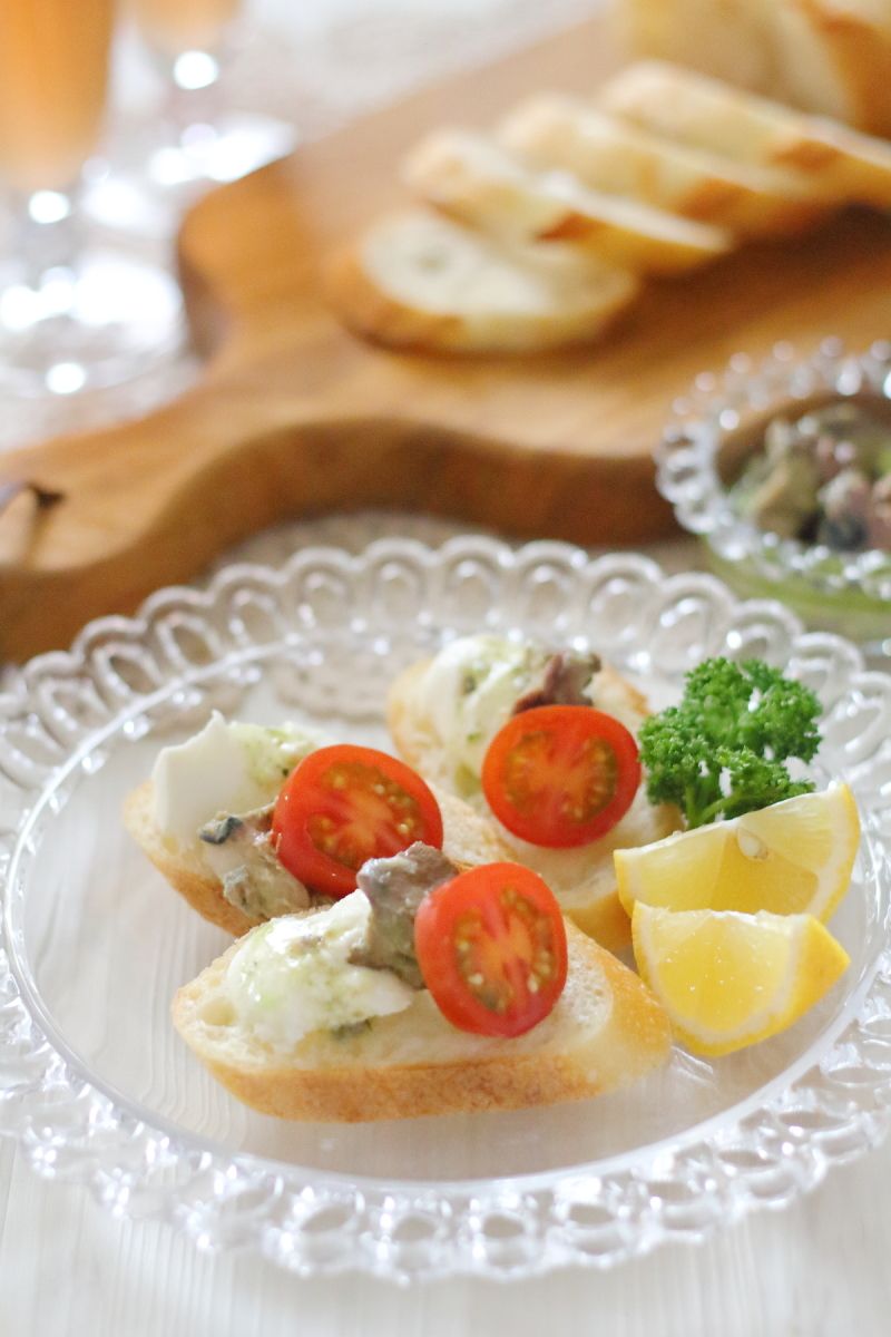 カプレーゼの朝食サンドイッチのレシピ