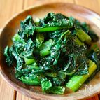 レンジで5分！【小松菜の中華風ごま和え】胡麻油香る♩