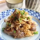 食感がたまらない！切り干し大根と豚肉炒め