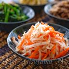 基本の大根とにんじんの酢ナムル【センナムル】
