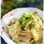 レンジで5分！白菜とえのきのたらこ煮