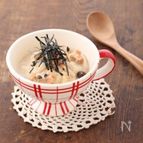 【300kcal】鮭のジンジャースープごはん
