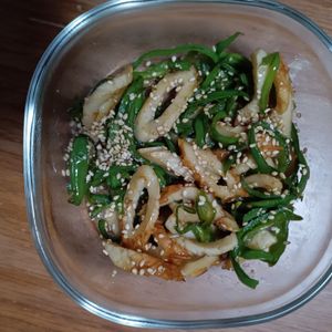886853の作ってみた!投稿(食材2つで簡単【ピーマンとちくわのカレー炒め】お弁当に◎)