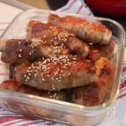 【焼肉のタレで作る】タンパク質たっぷり肉巻き豆腐