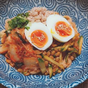 よっこの作ってみた!投稿(【混ぜるだけ♡︎ねばねばビビン麺】子供爆食/ランチに♪)