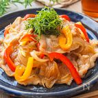 豚肉のさっぱり梅ソース焼き