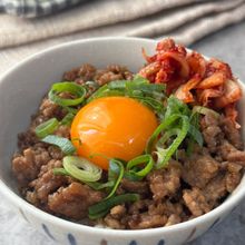 【卵かけそぼろ丼】材料２つ！爆速10分で家族がハマる味♪