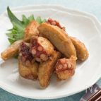 カリカリモチモチ♪たこと里芋の竜田揚げ