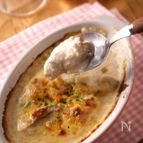 牡蠣と長ねぎのとろ～りグラタン✽かんたんに出来て感動の味！