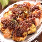 なすと豚肉のステーキ『和風玉ねぎソースで格上げ♪』