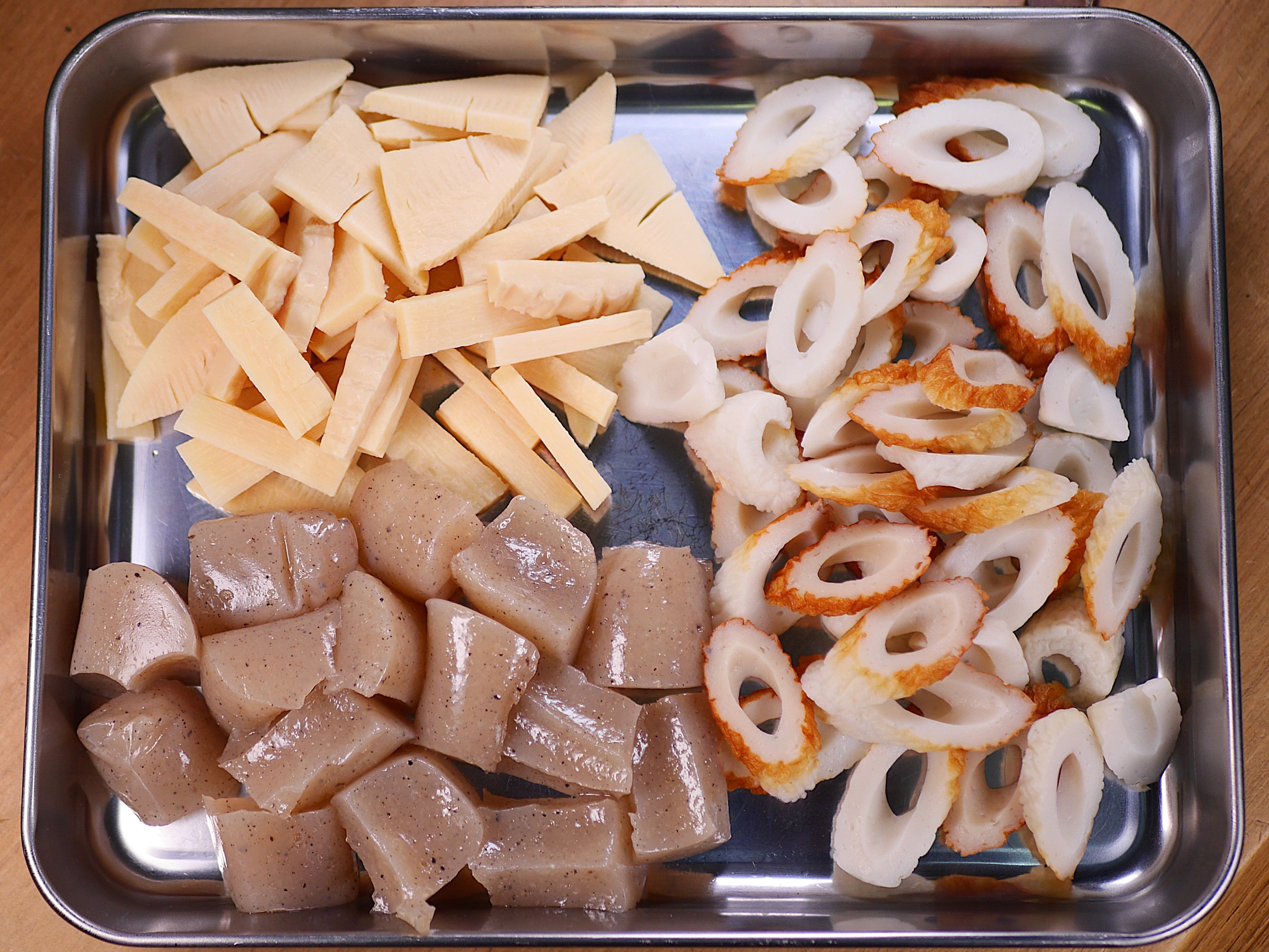 ちくわと蒟蒻とたけのこの♪うま辛きんぴら🤩💨 | レシピサイトNadia