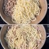 【豚ひき肉とニラの担々風焼きうどん】濃厚辛味噌が麺に絡む♡の工程3
