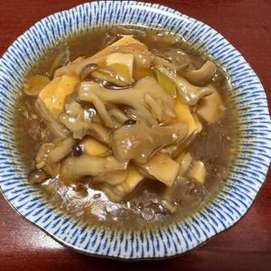 りんごの作ってみた!投稿(【豆腐の中華きのこあんかけ】ボリューム副菜♪)