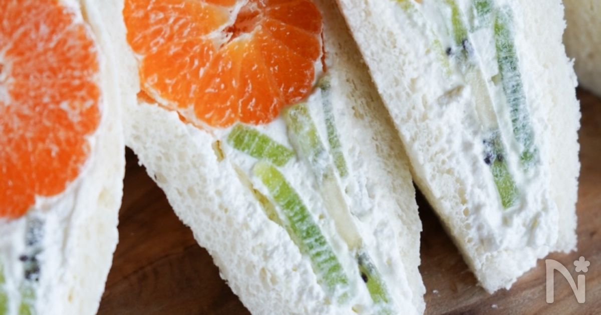 可愛い美味しい お花のフルーツサンド By Sako レシピサイト Nadia ナディア プロの料理家のおいしいレシピ