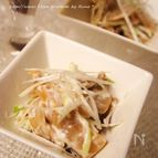 ピリ辛メンマのクリーミー麺つゆ葱和え